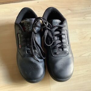 Reebok Classic Black Leather Sneakers